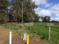 Tilt-Over Solar and Antenna Mast